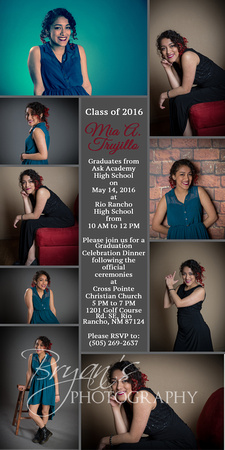 Mia Trujillo Grad Invites
