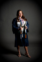 N. Lopez cap and gown